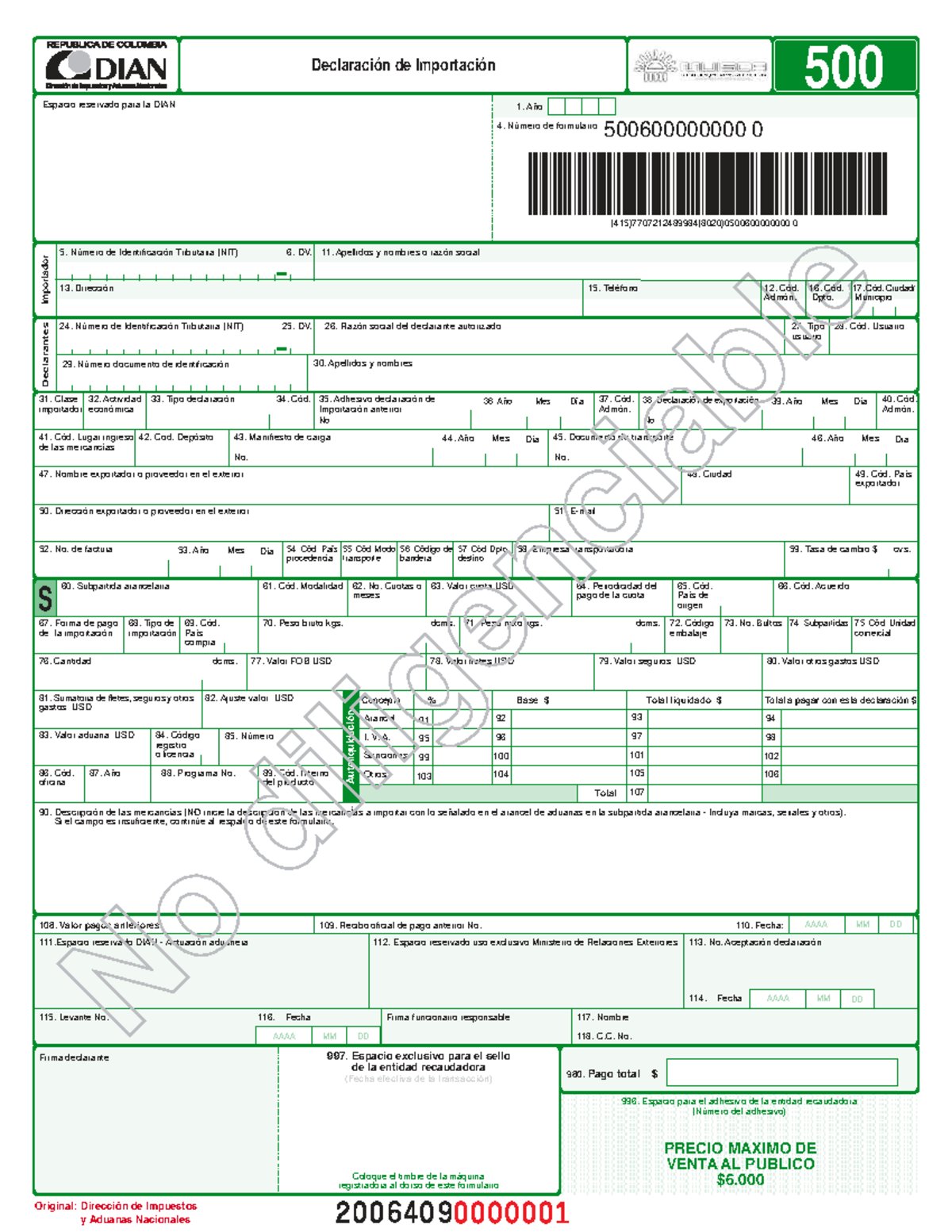 Declaración de importación de un vehículo, el documento clave para matricular un carro importado en Colombia