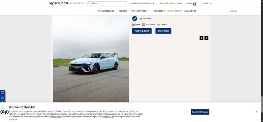 Hyundai Elantra N TCR Edition 2026 en color Performance Blue, modelo de producción limitada con alerón swan-neck