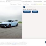 Hyundai Elantra N TCR Edition 2026 en color Performance Blue, modelo de producción limitada con alerón swan-neck