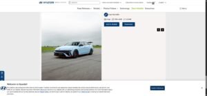 Hyundai Elantra N TCR Edition 2026 en color Performance Blue, modelo de producción limitada con alerón swan-neck